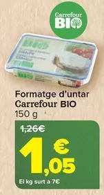 Oferta de Carrefour Bio - Queso De Untar por 1,05€ en Carrefour