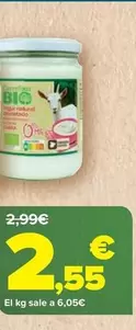 Oferta de Carrefour Bio - Yogur De Leche  De Cabra Natural  O Natural Desnatado  por 2,55€ en Carrefour