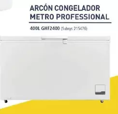 Oferta de Metro Professional - Arcon Congelador en Makro