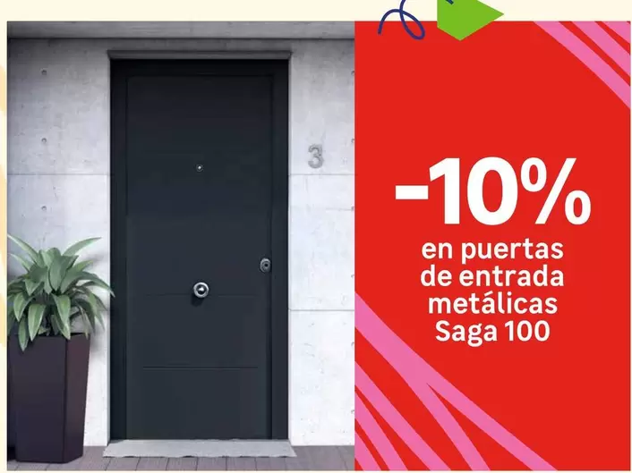 Oferta de Saga - En Puertas De Entrada Metalicas en Leroy Merlin