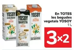 Oferta de YoSoy - En Totes Les Begudes Vegetals en Carrefour Market