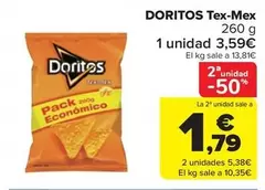 Oferta de Doritos - Tex-mex por 3,59€ en Carrefour Market