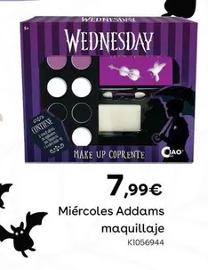 Oferta de Miércoles Addams Maquillaje  por 7,99€ en ToysRus