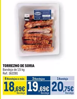 Oferta de Torrezno De Soria por 20,75€ en Makro