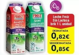 Oferta de Froiz - Leche Sin Lactosa por 0,85€ en Froiz