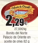 Oferta de Palacio de Oriente - Bonito Del Norte por 2,29€ en Froiz