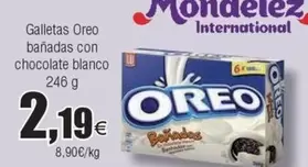 Oferta de Oreo - Galletas Bañadas Con Chocolate Blanco por 2,19€ en Froiz