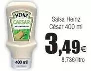 Oferta de Heinz - Salsa Cesar por 3,49€ en Froiz