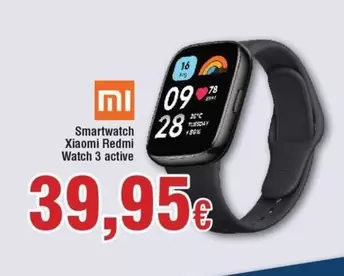 Oferta de Xiaomi - Smartwatch Redmi Watch 3 Active por 39,95€ en Froiz