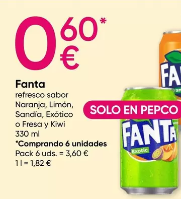 Oferta de Fa - nta - por 0,6€ en Pepco