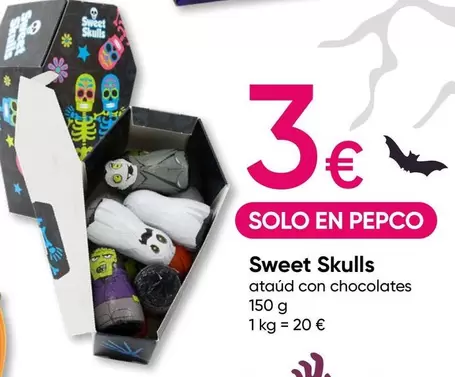 Oferta de Sweat Skulls por 3€ en Pepco