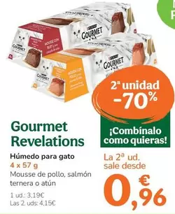 Oferta de Gourmet - Revelations Humedo Para Gato por 3,19€ en Tiendanimal