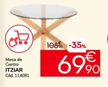 Oferta de Izear - Mesa De Centro por 69,9€ en Conforama