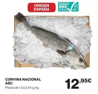 Oferta de Origen - Corvina Nacional por 12,95€ en El Corte Inglés