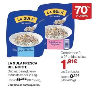 Oferta de La Gula del Norte - Original O Sin Gluten Y Reducida En Sal por 6,35€ en El Corte Inglés