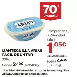 Oferta de Arias - Mantequilla  Facil De Untar por 3,49€ en El Corte Inglés