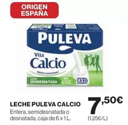 Oferta de Puleva - Leche Calcio por 7,5€ en El Corte Inglés