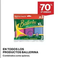 Oferta de Ballerina - En Todos Los Productos en El Corte Inglés