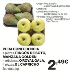 Oferta de Gala - Pera Conferencia por 2,49€ en Supercor