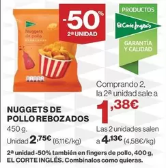 Oferta de Nuggets De Pollo Rebozados por 2,75€ en Supercor