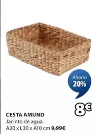 Oferta de Cesta Amund por 8€ en JYSK