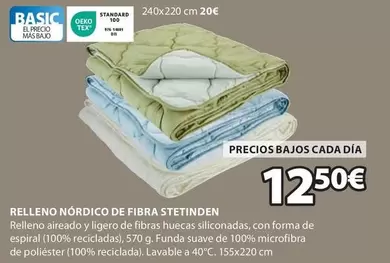 Oferta de Standard - Relleno Nordico De Fibra STETINDEN por 12,5€ en JYSK