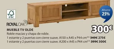 Oferta de Royal Oak - Mueble Tv Olde por 300€ en JYSK