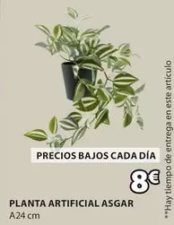 Oferta de Planta Artificial Asgar por 8€ en JYSK