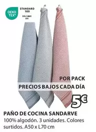 Oferta de Standard - Paño De Cocina Sandarve por 5€ en JYSK