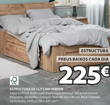 Oferta de Dia - Estructura De Llit Limfjorden por 225€ en JYSK