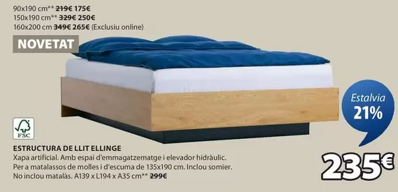 Oferta de Ellinge - Estructura De Lilite por 235€ en JYSK