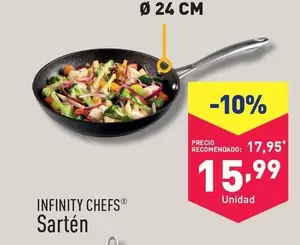 Oferta de Infinity Chefs - Sartén por 15,99€ en ALDI