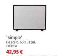 Oferta de Simple por 42,95€ en BAUHAUS