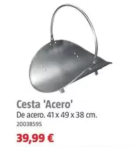 Oferta de Cesta 'Acero' por 39,99€ en BAUHAUS