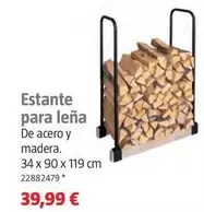 Oferta de Estante Para Leña por 39,99€ en BAUHAUS