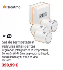 Oferta de Netatmo - Set De Termostato Y Válvulas Inteligentes por 399,99€ en BAUHAUS