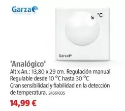 Oferta de Garza - Analógico por 14,99€ en BAUHAUS