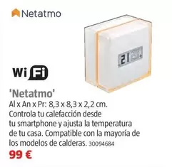 Oferta de Netatmo  por 99€ en BAUHAUS