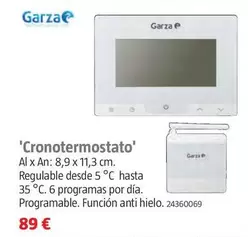 Oferta de Garza - Cronotermostato por 89€ en BAUHAUS