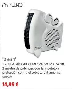 Oferta de Fulmo - Calefactores 2 En 1 por 14,99€ en BAUHAUS