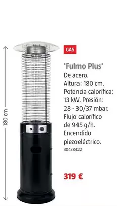 Oferta de Estufas De Exterior De Gas 'Fulmo Plus' por 319€ en BAUHAUS