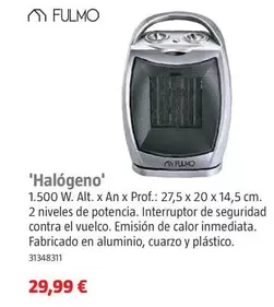 Oferta de Fulmo - Halogeno por 29,99€ en BAUHAUS