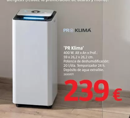 Oferta de Pro Klima - Pr Klima  por 239€ en BAUHAUS