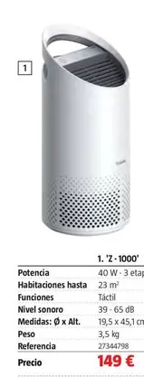 Oferta de Filtro Patentado Dupont por 149€ en BAUHAUS