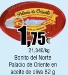 Oferta de Palacio del Norte - Bonito Del Norte por 1,75€ en Froiz