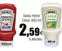 Oferta de Heinz - Salsa Cesar por 2,59€ en Froiz