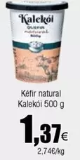 Oferta de Kalekoi - Kéfir Natural por 1,37€ en Froiz