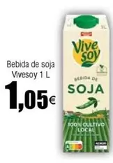 Oferta de ViveSoy - Bebida De Soja por 1,05€ en Froiz