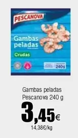 Oferta de Pescanova - Gambas Peladas por 3,45€ en Froiz