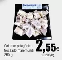 Oferta de Calamar Patagonico Troceado Maremundi por 2,55€ en Froiz